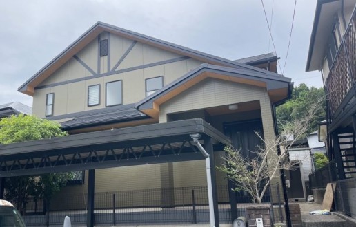 ［豊田市］外壁塗装・屋根カバー工法・ベランダ防水　Ｔ様邸　サムネイル