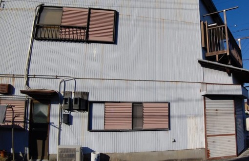 外壁塗装施工前_トタン