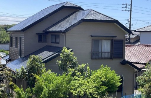 外壁塗装施工後_RHピュアフレックス無機α　outerwallpainting_after_rhpureflexinorganic