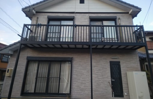 外壁塗装施工前_サイディングボード　