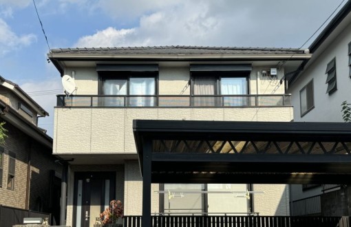 外壁塗装　施工前　サイディングボード