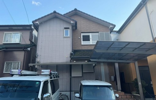 外壁塗装施工前_サイディングボード