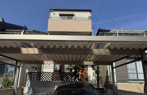 外壁塗装　施工前　サイディングボード