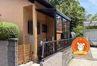 ［豊田市］　サイクルポート新設　Ｎ様邸サムネイル