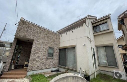 外壁塗装　施工前　サイディング