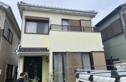 外壁塗装施工前_サイディングボード