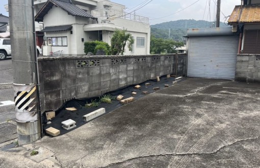 ブロック塀解体　施工前