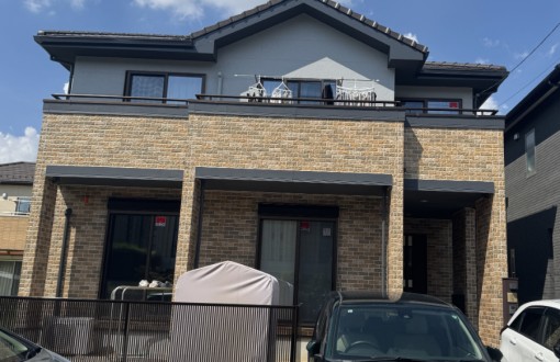 外壁塗装　施工後　RHピュアフレックス無機