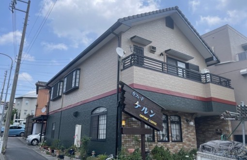 外壁塗装　施工前　RHピュアフレックス無機