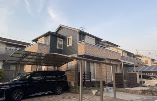 外壁塗装　施工後　RHピュアフレックス無機