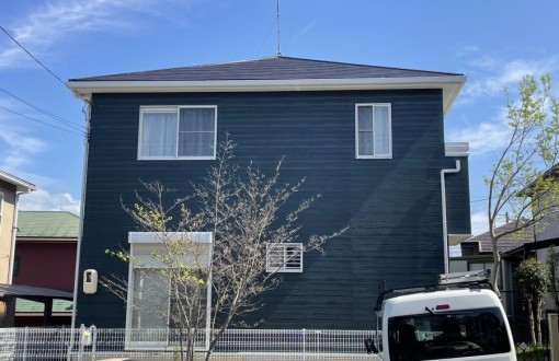 外壁塗装　施工後　RHピュアフレックス無機