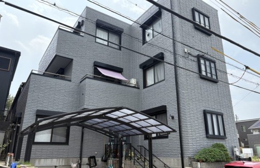 外壁塗装　施工後　RHピュアフレックス無機