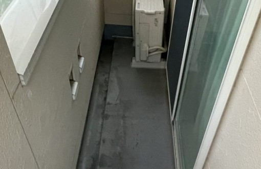 ベランダ防水工事施工前