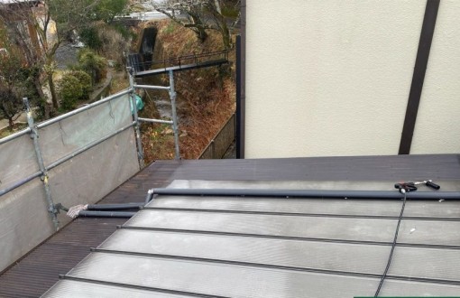 屋根塗装施工後