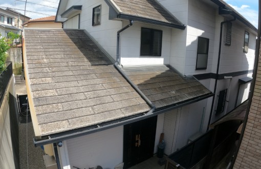 外壁塗装　施工前サイディング