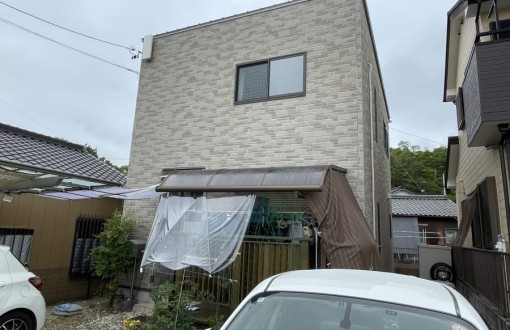 外壁塗装　施工前　サイディング