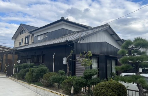 外壁塗装　施工後　RHピュアフレックスSi