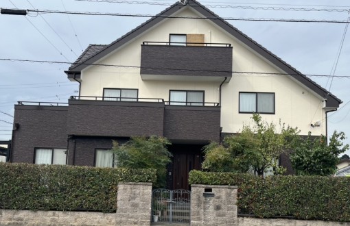 外壁塗装　施工後　RHピュアフレックス無機