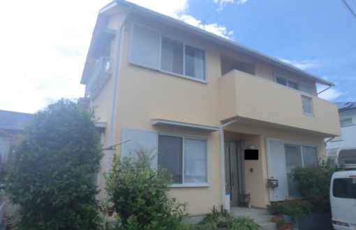 外壁塗装　施工前　サイディング