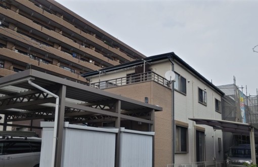 外壁塗装　施工前　サイディング