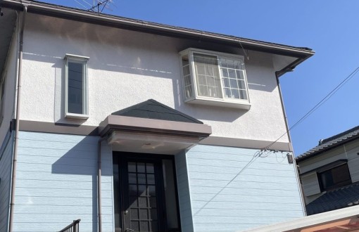 外壁塗装　施工前　サイデイングボード