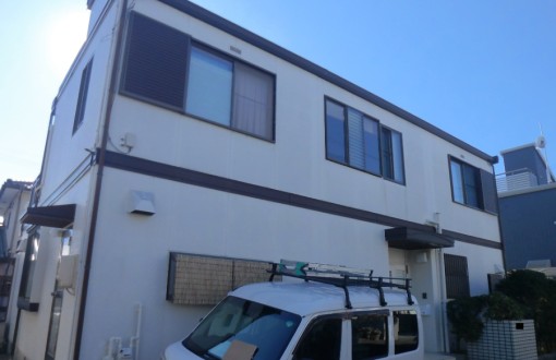 外壁塗装　施工前　サイディング