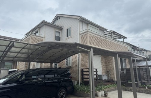 外壁塗装　施工前　サイディング