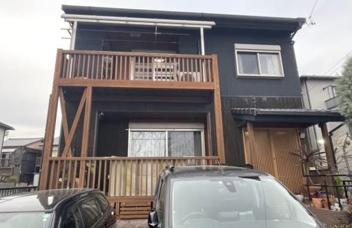 外壁塗装　施工前　ガルバリウム