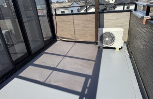 ベランダ防水　施工後