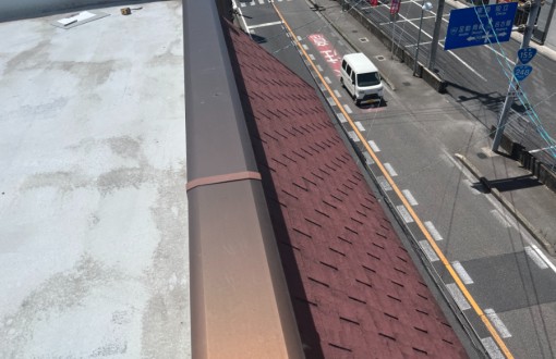 屋根カバー工法 施工前