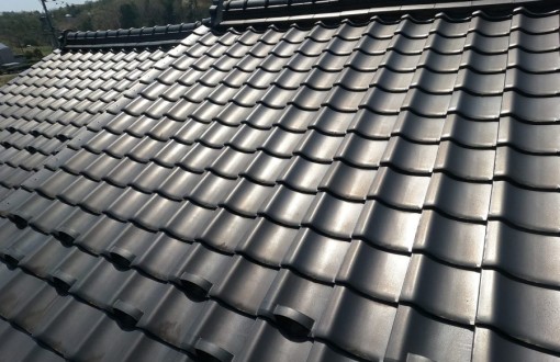 屋根漆喰工事施工前