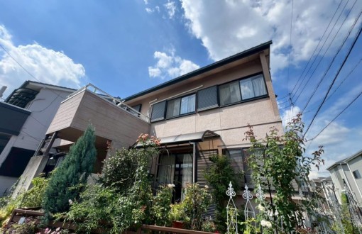 外壁塗装　施工前　サイディングボード