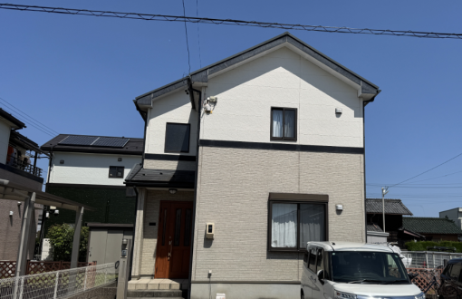 外壁塗装　施工前　サイディングボード