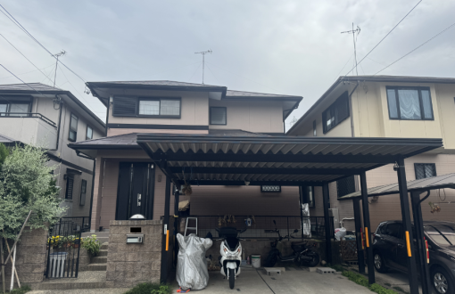 外壁塗装　施工前　サイディング