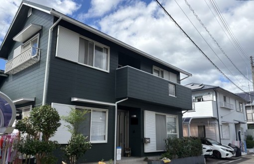 外壁塗装施工後_RHピュアフレックス無機