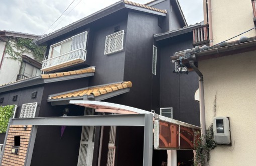 外壁塗装　施工後　エスケープレミアム無機