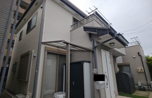 外壁塗装施工前_サイディングボード