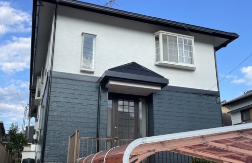 外壁塗装　施工後　RHピュアフレックス無機