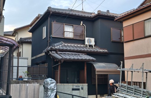 外壁塗装　施工後　アートフレッシュ