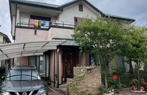 外壁塗装　施工前　サイディング