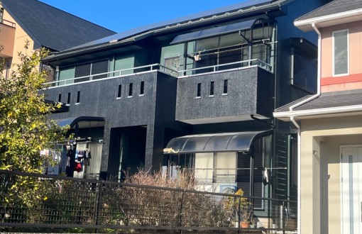 外壁塗装　施工後　RHピュアフレックス無機α