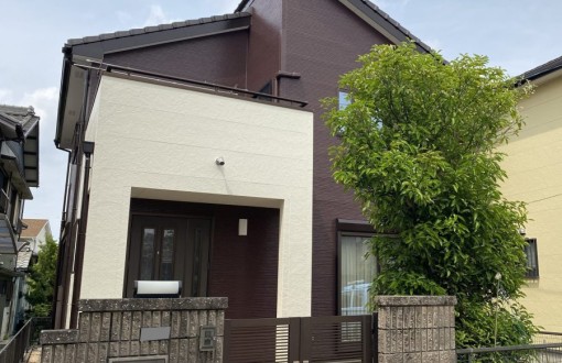 外壁塗装　施工後　ピュアフレックス無機