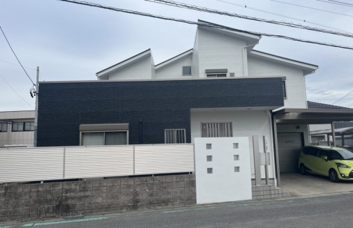 外壁塗装　施工後　RHピュアフレックス無機