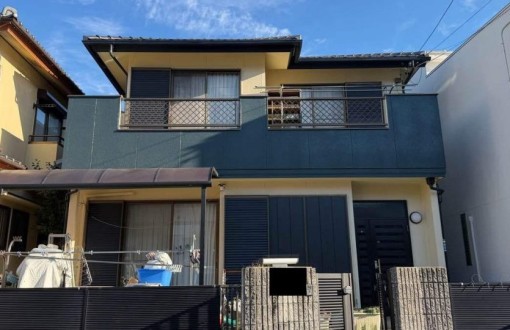 外壁塗装施工後_RHピュアフレックス無機