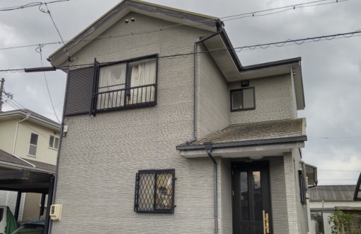 外壁塗装　施工前　サイデイングボード