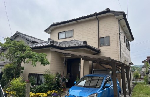 外壁塗装　施工前　サイディング