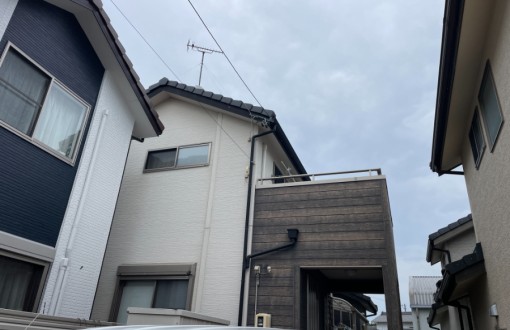 外壁塗装　施工前　サイディング