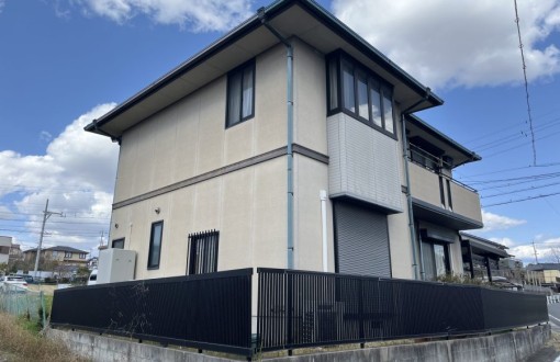 外壁塗装　施工前　セキスイハウス