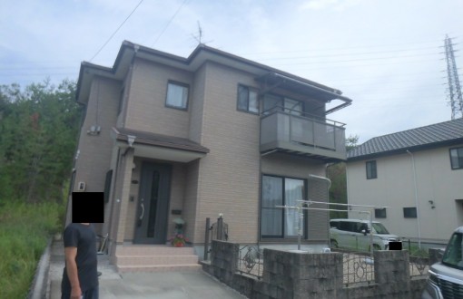 外壁塗装施工前_サイディングボード