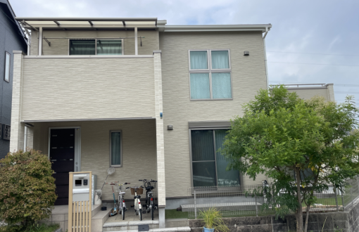 外壁塗装　施工後　RHピュアフレックスSi